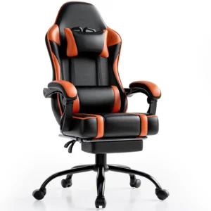 Gaming Chair with Footrest